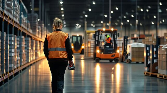 Efficient Warehouse Operations in Modern Logistics Center