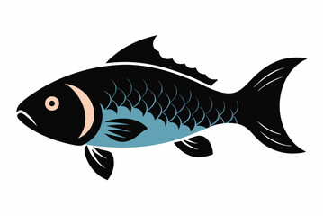 fish on a white background