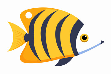 vector illustration of a fish