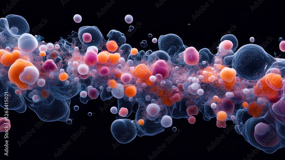 Poster Exploring the intricate evolution of neural connections in a vibrant neuro-map