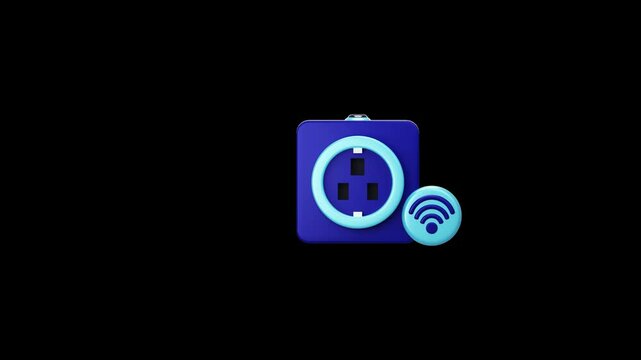  icon with charging plug icon isolated .phone adapter icon animation . Plug Icon, Symbol of Sustainable Energy and Green Technology, 