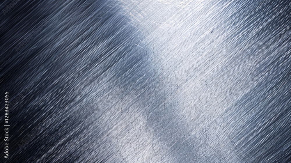 Poster a metal surface with a pattern of lines