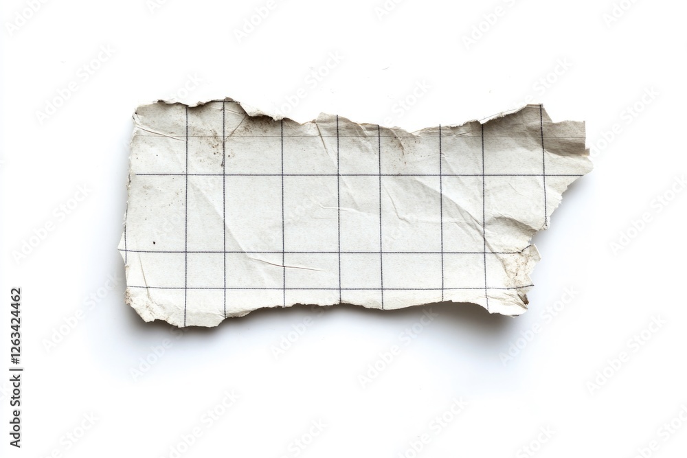 Aufkleber a piece of paper with a grid pattern, useful for note-taking or planning