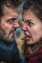 A pair of people gazing into each other's eyes, capturing the moment of connection