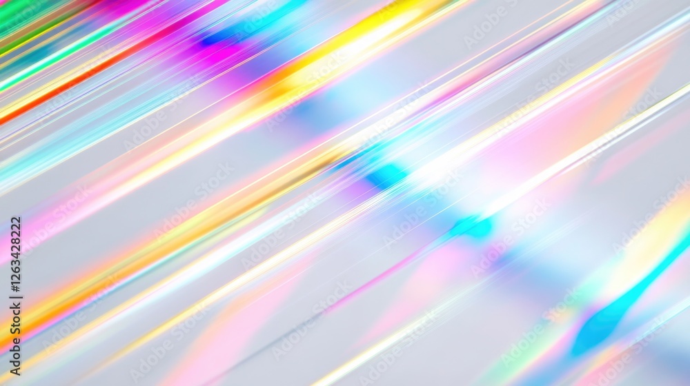 Poster blurry image of a colorful background