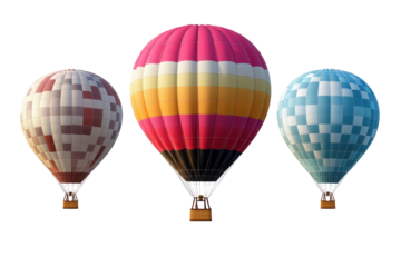 hot air balloon isolated
