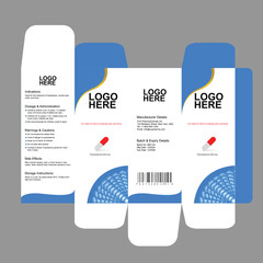 Medicine packaging design, product packaging design, product package