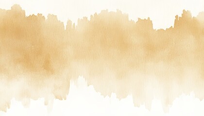 Obraz premium Beige Watercolor Wash, Soft Background, Abstract Texture, Pastel Color, Gentle Art, Painted Backdrop