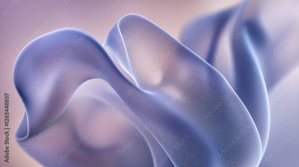 Poster a close-up view of a blue fabric with a blurred background