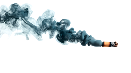 Cigarette Smoking Action Urban Environment Visual Art Content Abstract Smoke Patterns Close-Up Viewpoint Health-Related Concept for SEO Impact