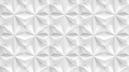 White 3D Vector Background Abstract Pattern Texture