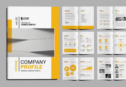 Company Profile Brochure Layout