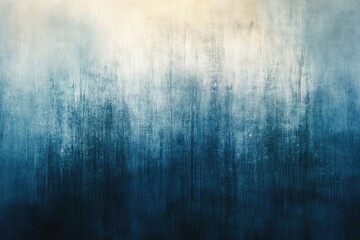 Obraz premium Abstract blue and beige textured background, grunge style, vintage look, faded colors, vertical streaks.