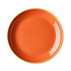 empty plate isolated on white