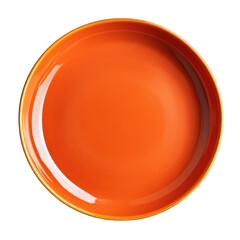 empty plate isolated on white