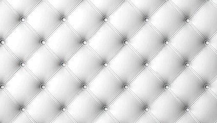 White tufted leather texture, diamond pattern, background, upholstery
