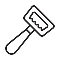bottle opener icon Thin line illustration
