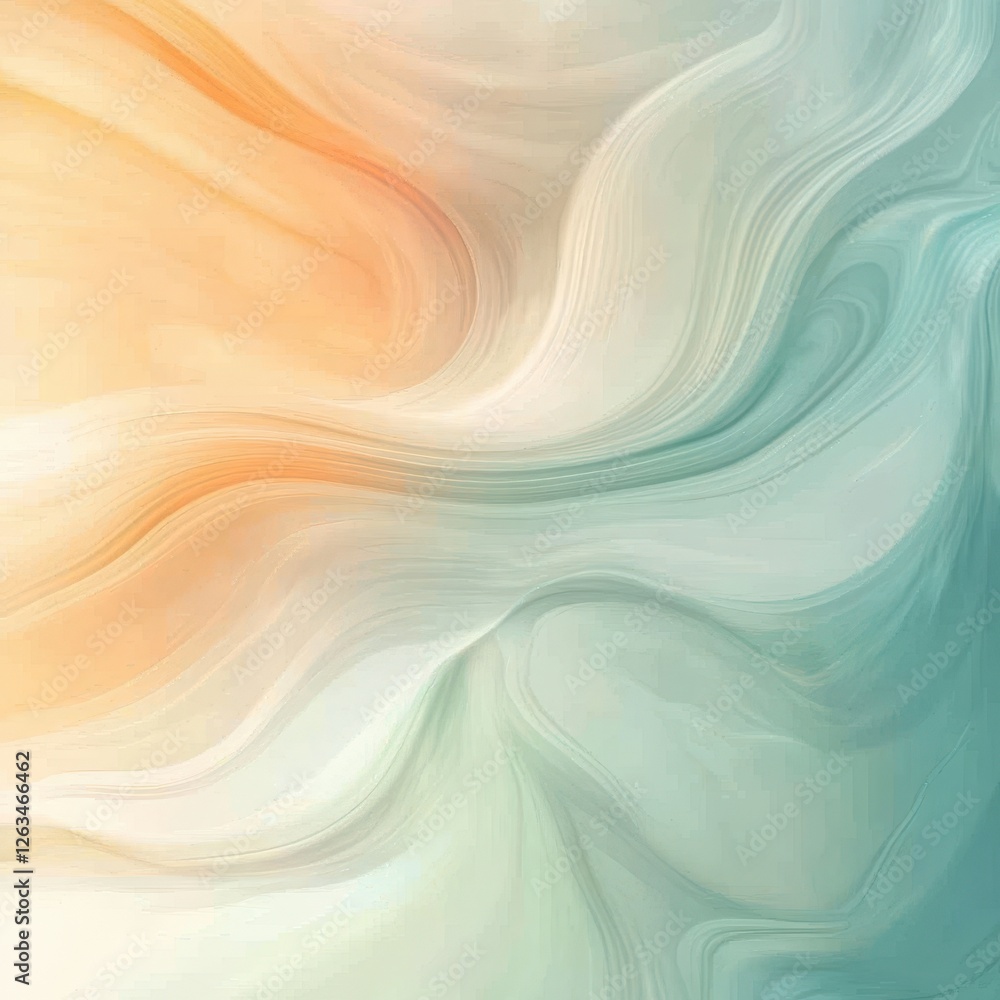 Poster abstract flowing swirls create a calming soothing and serene scene