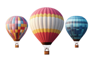 Obraz premium hot air balloon isolated