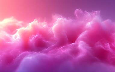 Pink Abstract Cloud Formation Background