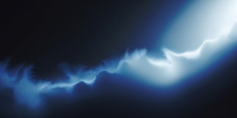 Obraz premium Spotlight Feather Light: Abstract Dark Beam Effect