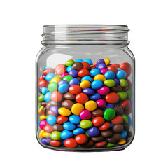 candy in a glass jar