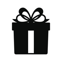 gift box vector illustration silhouette design
