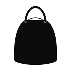 black bag isolated on white