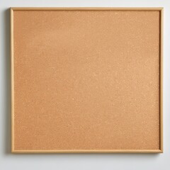 empty cork board for notes