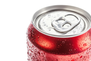 top view of a drink can