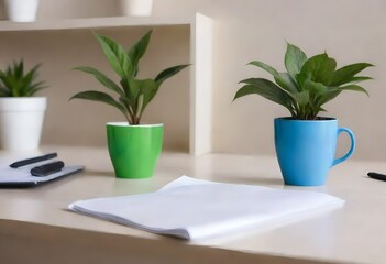 Office workspace, document work