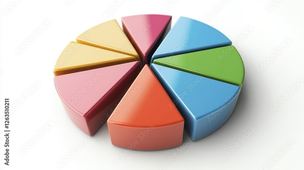 Aufkleber set of the graphs. bar charts and pie charts.