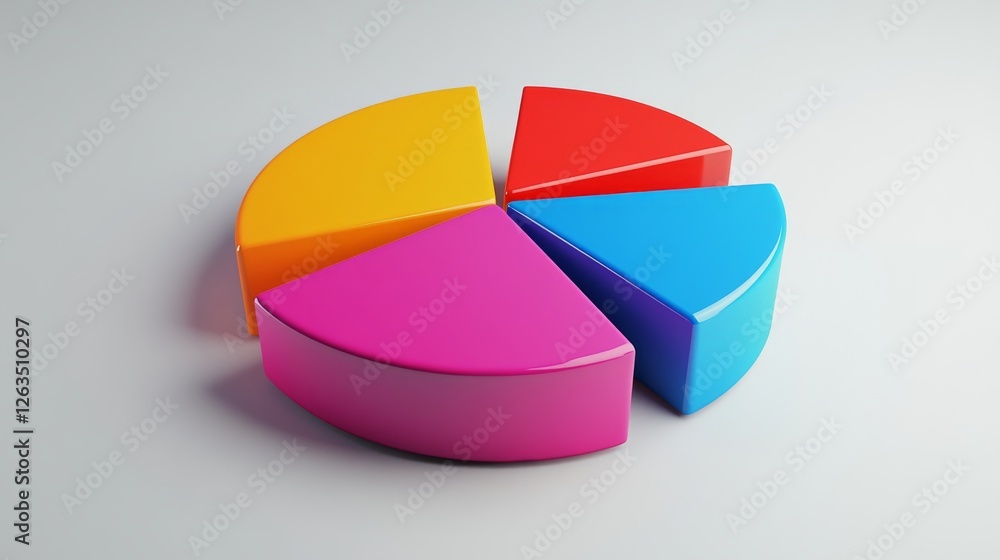 Aufkleber set of the graphs. bar charts and pie charts.