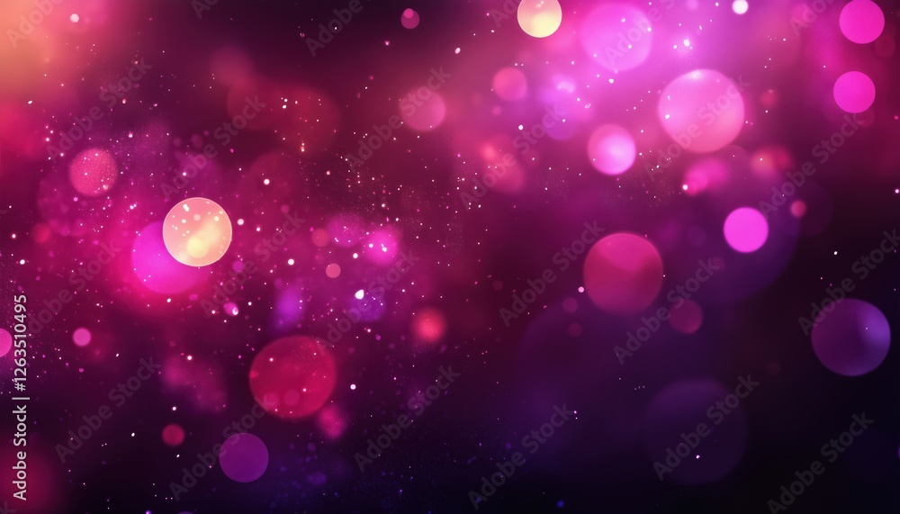 Poster soft focus and dark color scheme with a mixture of bokeh and lens flares create a captivating visual