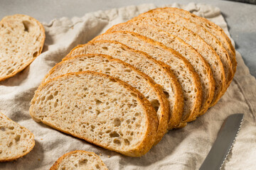 Organic Sliced Whole Wheat Tuscan Bread