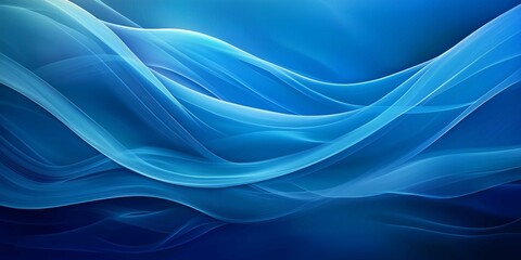 Dynamic ocean waves in vibrant blue tones create a sense of energy and movement in a realistic abstract background design