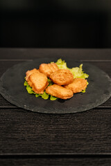 chicken nuggets with french fries