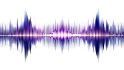 Abstract Sound Waveform Visualization