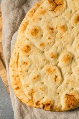 Homemade Warm Buttery Indian Naan Bread
