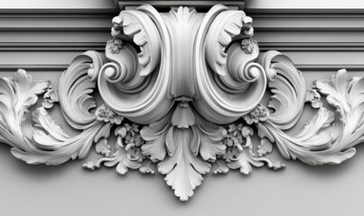 Black and White Architectural Detail