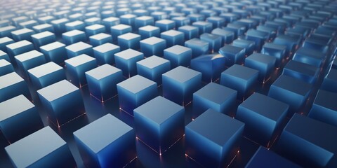 Obraz premium Abstract 3D Cubes: Geometric Pattern Background Texture