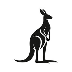 kangaroo icon vector illustration