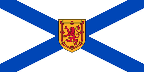Nova Scotia Canada flag background illustration