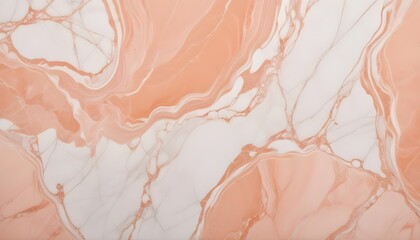 Fototapeta premium Elegant peach marble with delicate white streaks, ideal for high end interior design