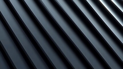 Obraz premium Lines, White Diagonal Bars on Black Background, Abstract Image, Texture, Pattern Background, Wallpaper, Cover and Screen of Smartphone, PC, Laptop, 9:16 and 16:9 Format