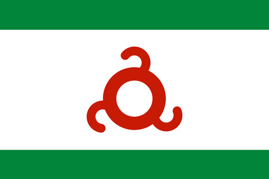 Republic of Ingushetia flag background