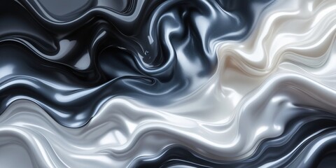 Fototapeta premium Abstract Metallic Grid: Modern 3D Rendered Background