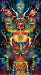 Harmony in Diversity: A Kaleidoscope of Life Through Interconnected Elements