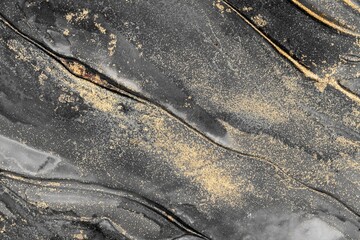 Original artwork photo of marble ink abstract art. High resolution photograph from exemplary original painting. Abstract painting was painted on HQ paper texture to create smooth marbling pattern.