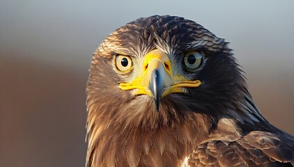 Obraz premium a majestic eagle with sharp eyes
